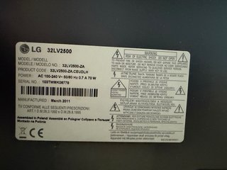 TV LG 32" LED Full HD (32LV2500) -Con Mando