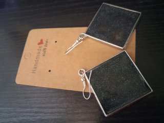 Pendientes Flores Secas Amarillos y Rojos