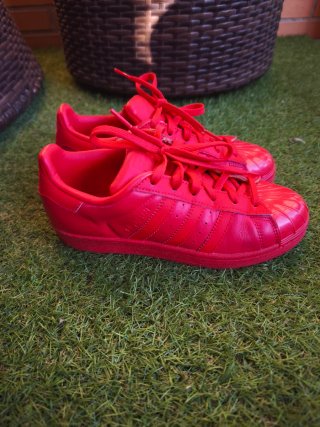 Zapatillas Adidas Superstar Rojas