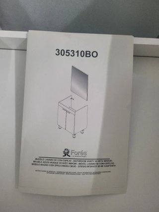 Mueble de Baño con 2 Puertas Sin Espejo, (NUEVO)