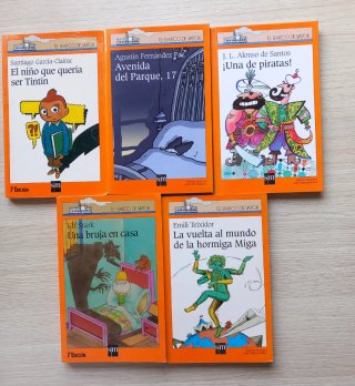 Lote de 5 libros de la editorial Barco de Vapor