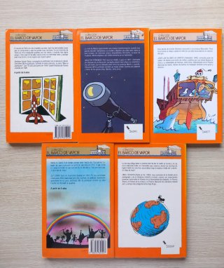 Lote de 5 libros de la editorial Barco de Vapor