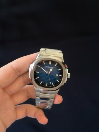 Reloj MSTIANQ Azul y Plateado