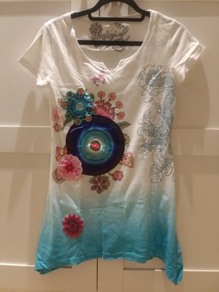 OFERTA A ESTRENAR Vestido Desigual Multicolor T 13