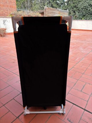 Mueble Camping Metal y Plástico Gris Blanco