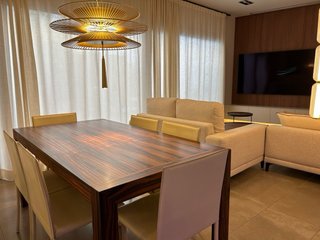 Sillas comedor piel blanco roto crudo