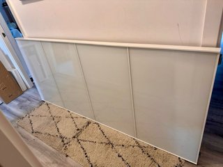 Puertas Correderas para Armario Pax Vidrio Blanco