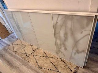 Puertas Correderas para Armario Pax Vidrio Blanco