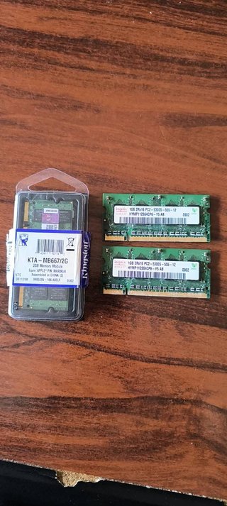 3 Módulos Memoria RAM varias marcas