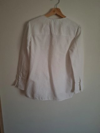 Camisa Massimo Dutti Blanca Invierno Talla 38