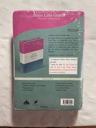 Biblia RVR 1960 Compacta Letra Grande 11 puntos...