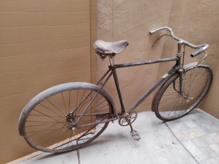 Bicicleta antigua frenos de varilla