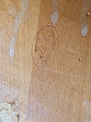 Coppia di sedie in legno massello stile Windsor