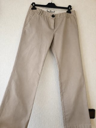 Pantalón Mango Beige Talla 38