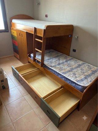 Litera de madera