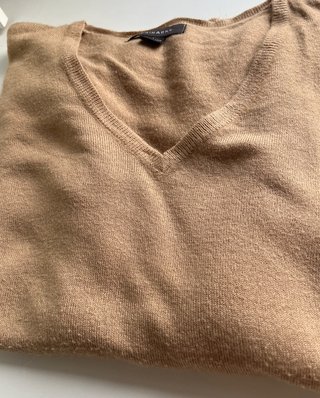 Jersey marrón camel de pico Primark
