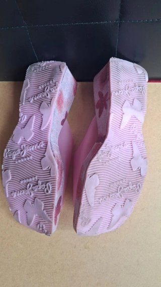 Zuecos Pepe Jeans London Rosa y Morado