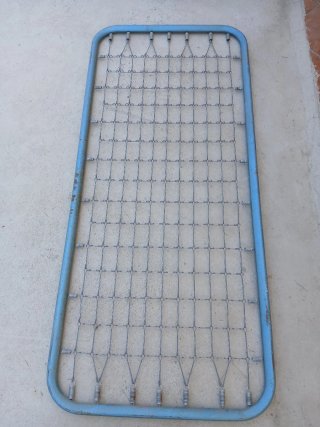 Somier metálico azul marca flex 80x180