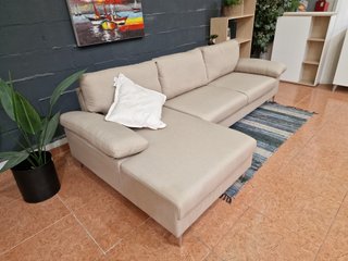 Sofá Chaise Longue Cyril 260cm Beige