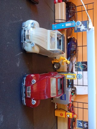 2 Citroen 2CV Solido 1/18 Granate y Gris