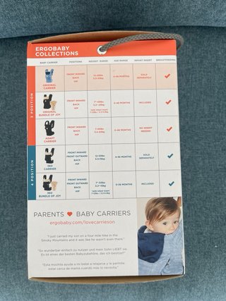 Mochila Ergobaby Original 3 Posiciones