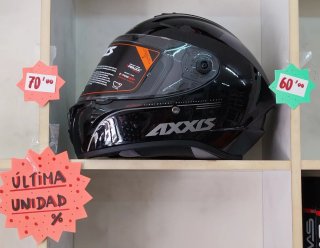 Casco Axxis Draken Negro ULTIMA UNIDAD TALLA L