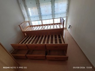 Cama nido de madera