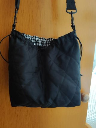Bolso bombonera negro
