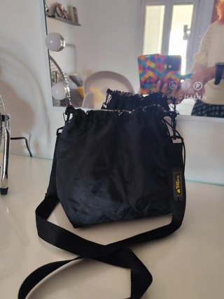 Bolso bombonera negro