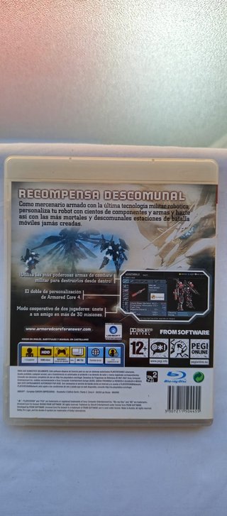 Armored Core: For Answer PS3 PAL España – Completo
