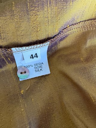 Camisa vintage seda Genfins