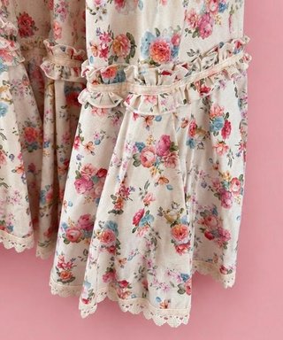 Vestido flamenca Canastero Flores Talla 12