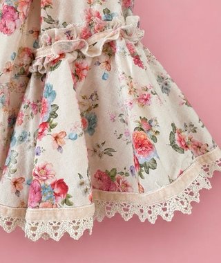 Vestido flamenca Canastero Flores Talla 12