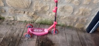 Patinete infantil 3 ruedas rosa