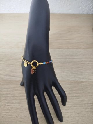 Pack 3 Pulseras Elena Acero Dorado