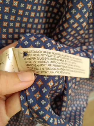 Massimo Dutti Camisa Seda Estampada