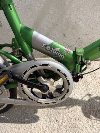 Bicicleta Plegable Verde
