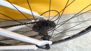 Bicicleta de carretera VAN RYSEL blanca