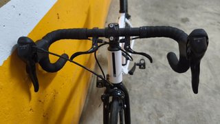 Bicicleta de carretera VAN RYSEL blanca