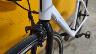 Bicicleta de carretera VAN RYSEL blanca