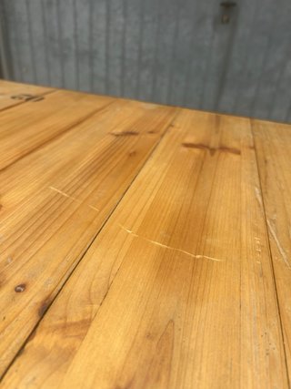 MESA MADERA ESTILO INDUSTRIAL