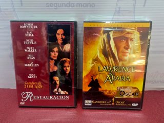 2 DVDs: Lawrence de Arabia y Restauración