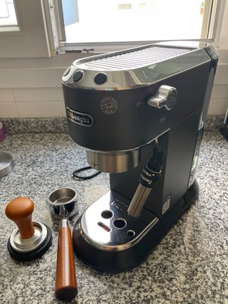 Cafetera De'Longhi Scultura + Molinillo Krups