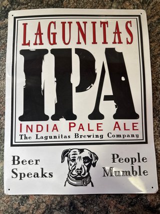 Cuadro Cerveza Lagunitas IPA Metal
