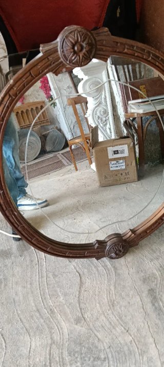 Espejo Vintage Madera y Cristal