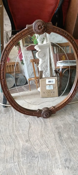 Espejo Vintage Madera y Cristal