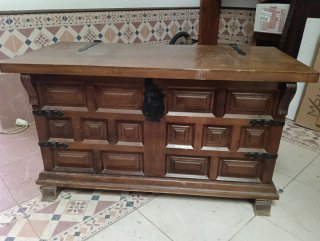 Baúl castellano madera regalo