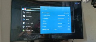 Televisión Samsung Negra smart TV 55 pulgadas