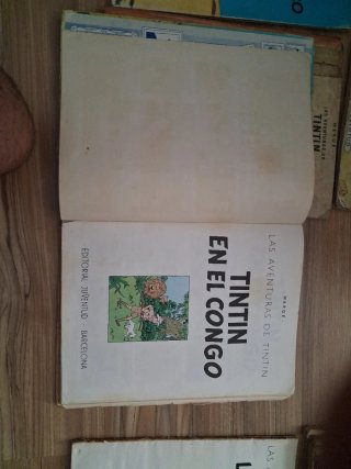 Tintín en el Congo. 1a edición 1968