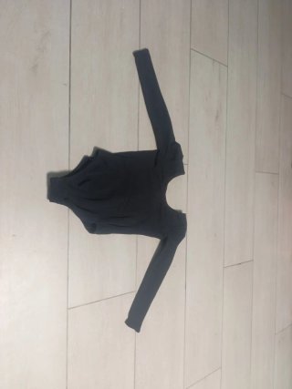 Body manga larga negro
